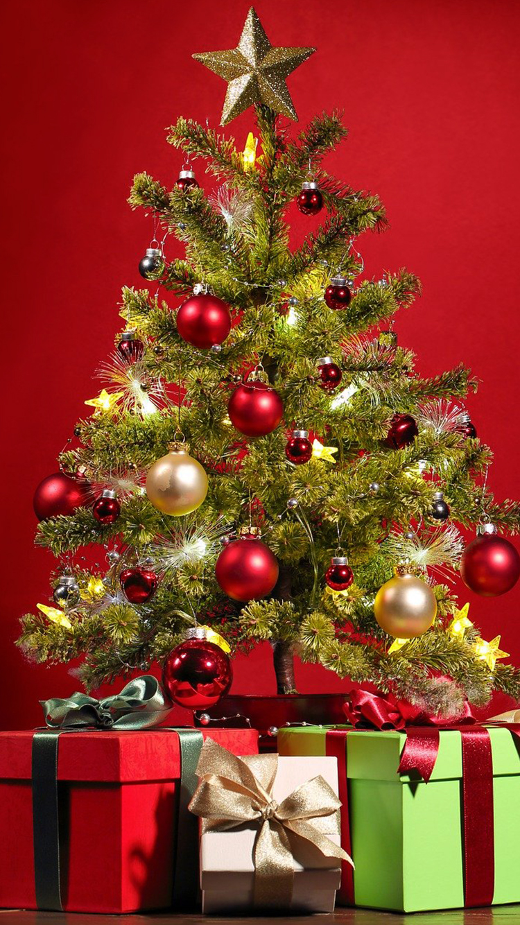 Рождественская елка обои скачать